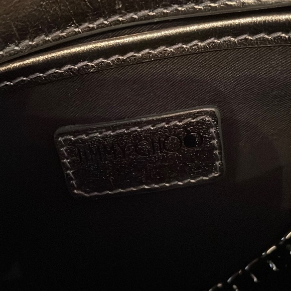 Jimmy Choo Lockett Silver Purse - Picture 7 of 13